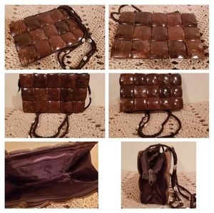 Handmade Coconut Shell Puka Shell Purse Like New